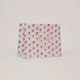 Large Hand Block Printed Pink Sorbet Gift Bags