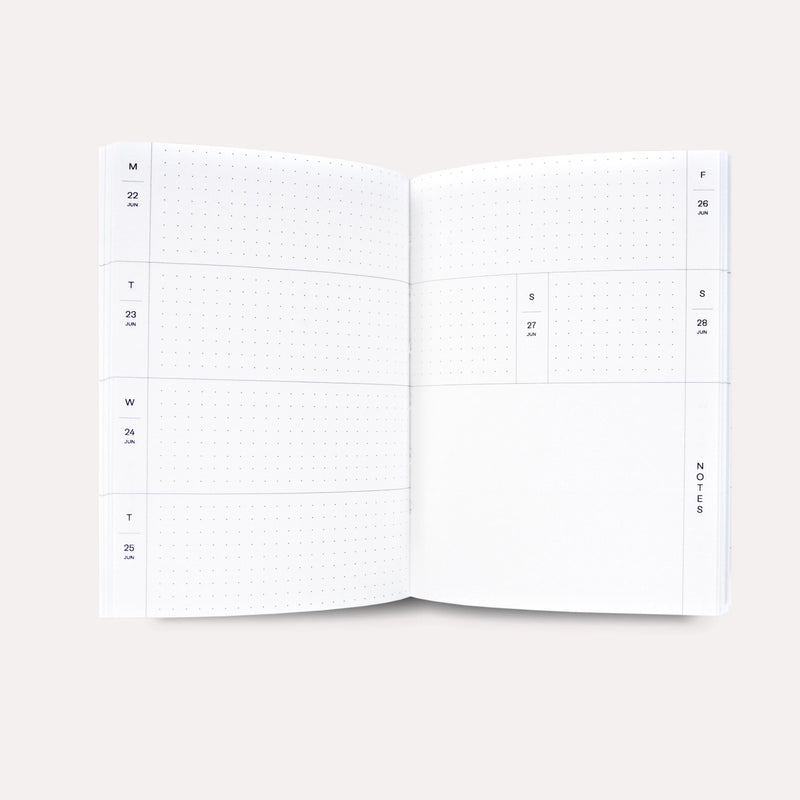 The Completist Damson 2026 Pocket Weekly Diary A6
