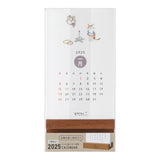 Midori 2025 Cat Desk Stand Calendar