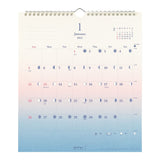 Midori 2025 Colour Gradient Wall Calendar