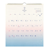 Midori 2025 Colour Gradient Wall Calendar