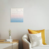 Midori 2025 Colour Gradient Wall Calendar