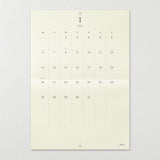 MD Paper Folded Wall-Hanging A3 2025 Calendar