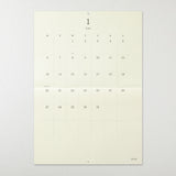 MD Paper Folded Wall-Hanging A2 2025 Calendar