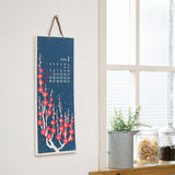 Midori 2026 Echizen Washi Floral Wall Calendar - Large