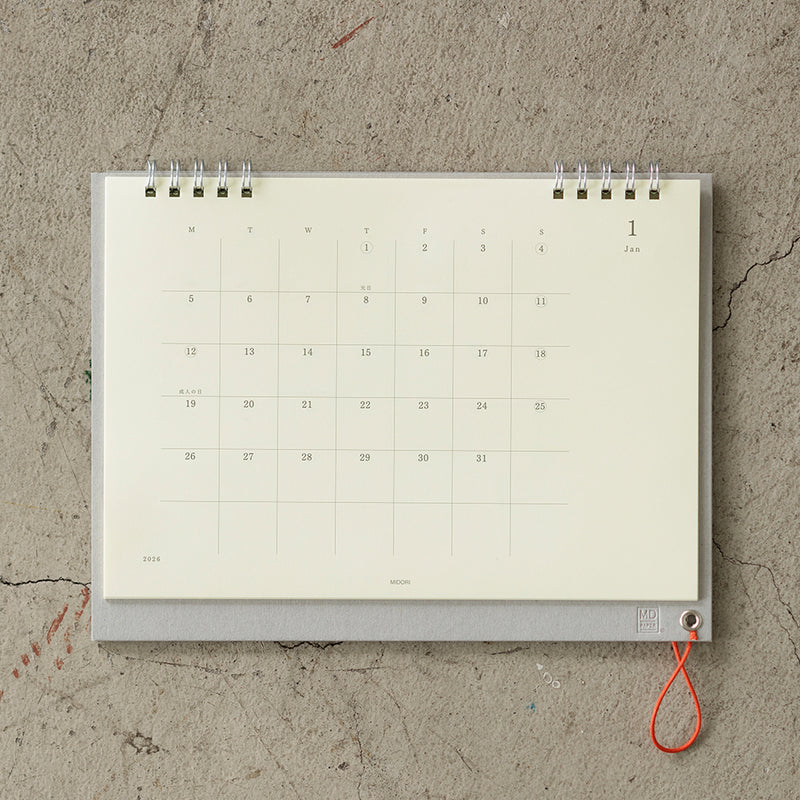 MD Paper 2026 Monthly Block & Memo Desk Calendar