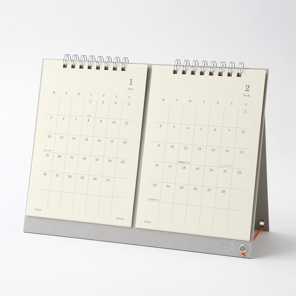 MD Paper 2026 Monthly Desk Calendar Twin