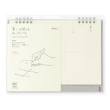 MD Paper 2026 Desk Calendar Weekly