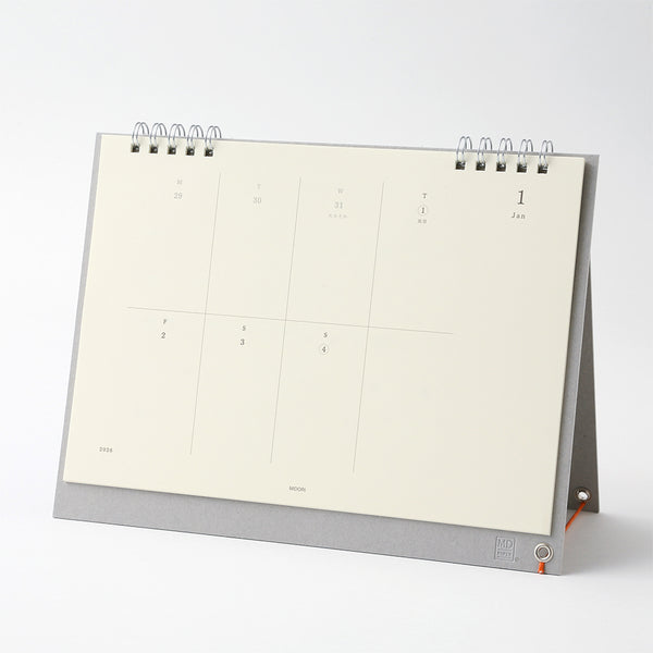 MD Paper 2026 Desk Calendar Weekly