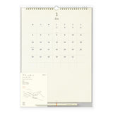 MD 2026 Wall Calendar with Pencil