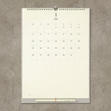 MD 2026 Wall Calendar with Pencil
