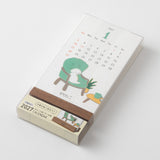 Midori 2027 Dog Desk Stand Calendar