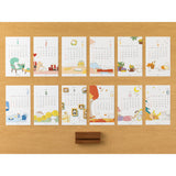 Midori 2027 Dog Desk Stand Calendar