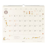 Midori 2027 Cats Wall Calendar - Large