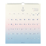 Midori 2027 Colour Gradient Wall Calendar