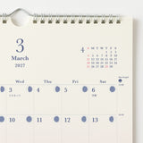 Midori 2027 Colour Gradient Wall Calendar