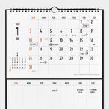 Midori 2027 Wall Calendar with Whiteboard