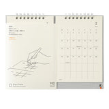 MD Paper 2027 Monthly Twin  Desk Calendar