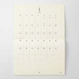 MD Paper 2027 Folded Wall Calendar A4