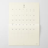 MD Paper 2027 Folded Wall Calendar A3