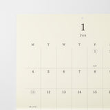 MD Paper 2027 Folded Wall Calendar A3