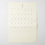 MD Paper 2027 Folded Wall Calendar A2