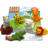 Iwako Puzzle Erasers - Safari Set