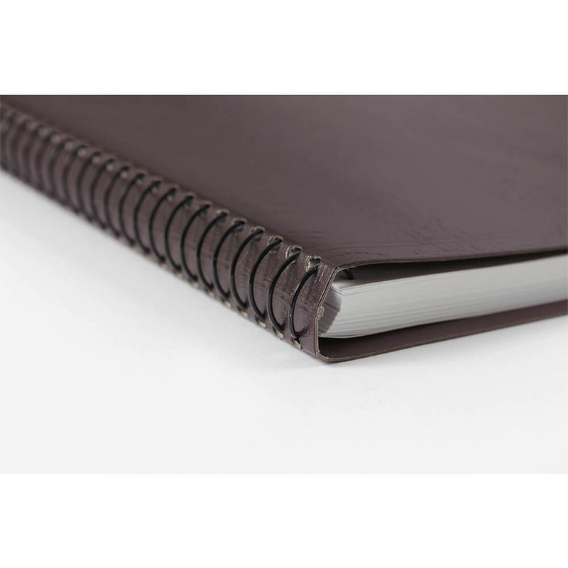 Midori Business Diary B5 Weekly Ringbound Planner Brown 2025