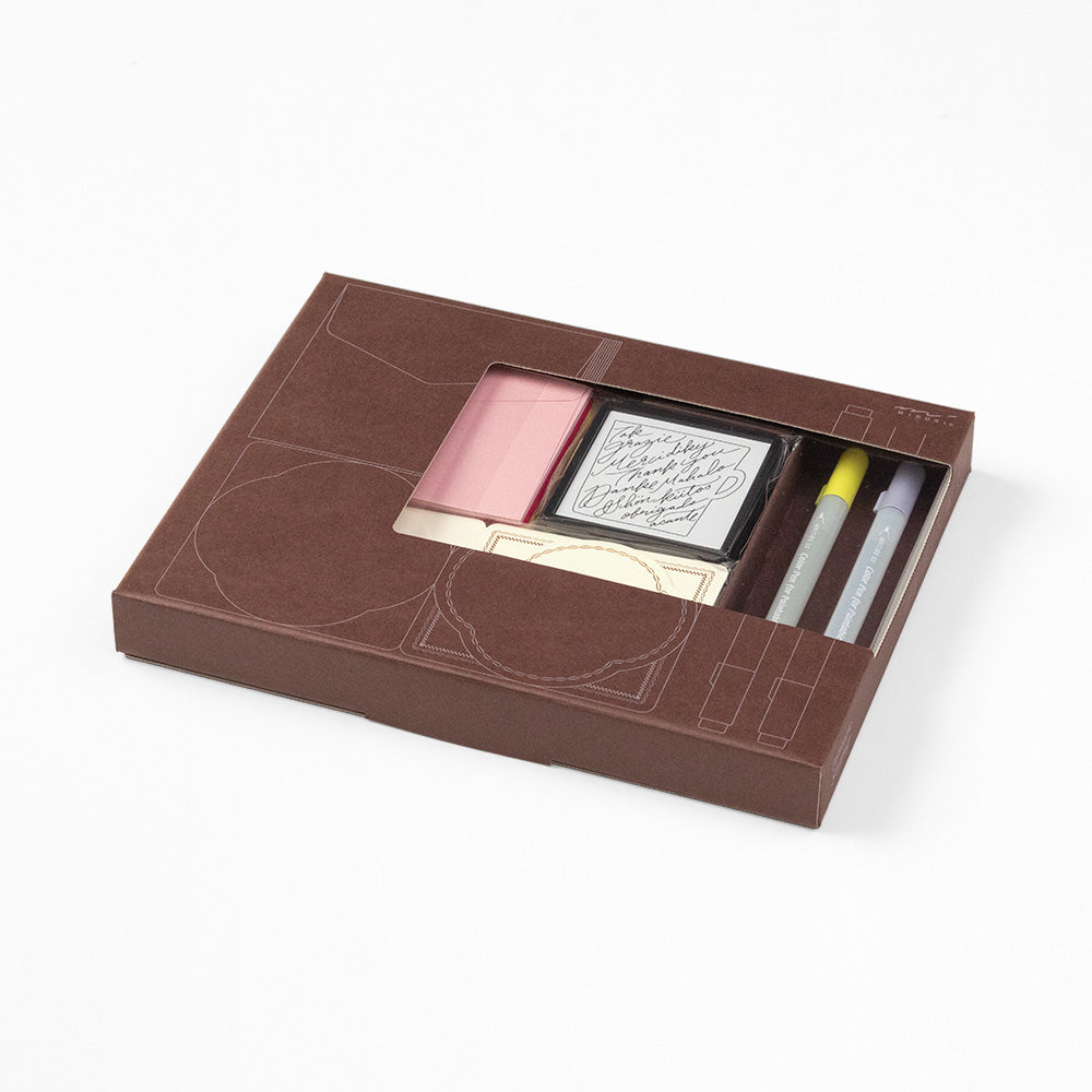 Midori Card Making Stamp Kit - Thank You