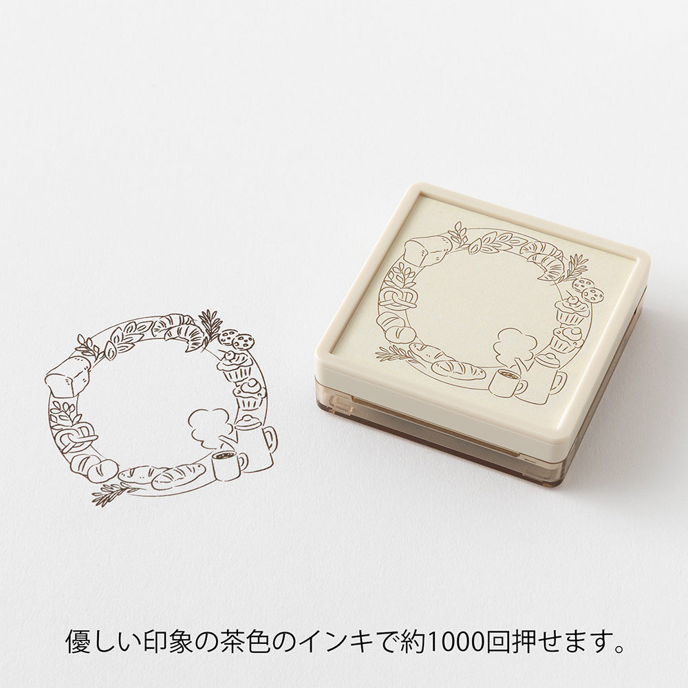 Midori Printable Stamp - Pre Inked - Soft Colour Brown