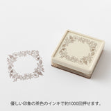 Midori Printable Stamp - Pre Inked - Soft Colour Brown