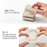 Midori Printable Stamp - Pre Inked - Soft Colour Brown