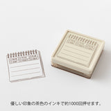Midori Printable Stamp - Pre Inked - Soft Colour Brown