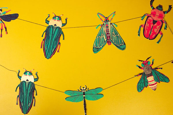 East End Press Insects Sewn Garland