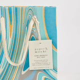 Hand Marbled Luxe Small Gift Bag