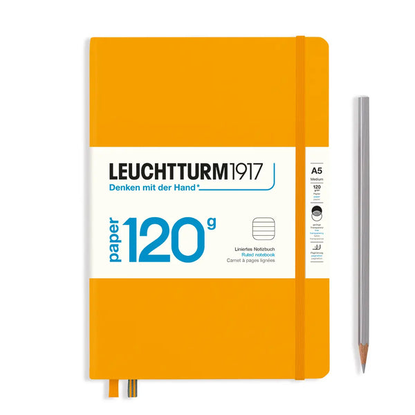 Leuchtturm 1917 A5 Hardcover Notebook 120gsm Lined