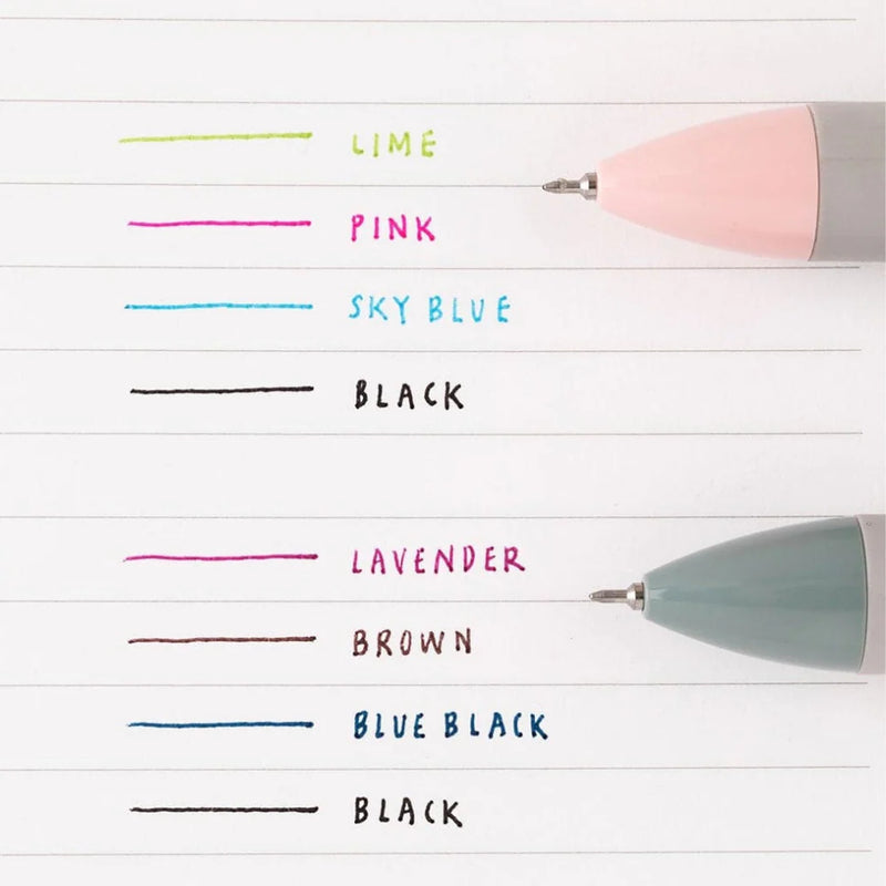 Livework Life & Pieces 4 Colour Gel Pen 0.4mm