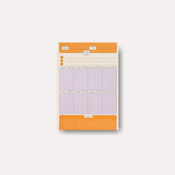 The Completist Beams A6 Weekly Planner Sticky Notes