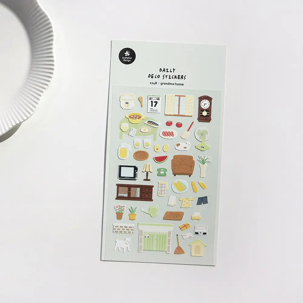 Suatelier Stickers no.1148 Grandma Home