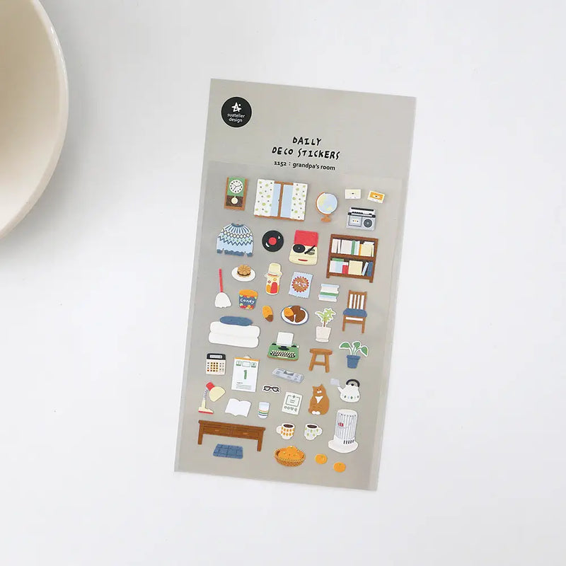 Suatelier Stickers no.1152 Grandpa's Room