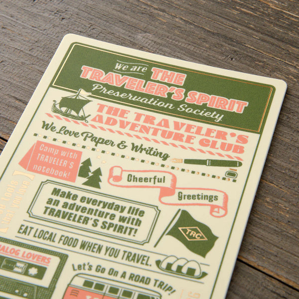 TRAVELER'S Notebook Passport Refill: THE TRAVELER’S SPIRIT Pencil Board