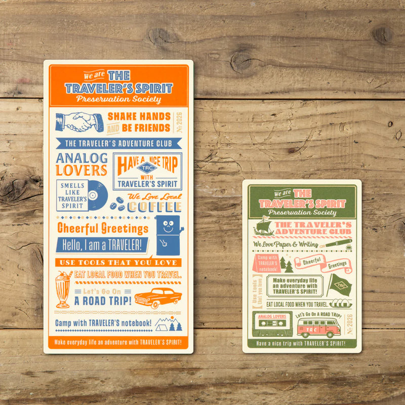 TRAVELER'S Notebook Passport Refill: THE TRAVELER’S SPIRIT Pencil Board