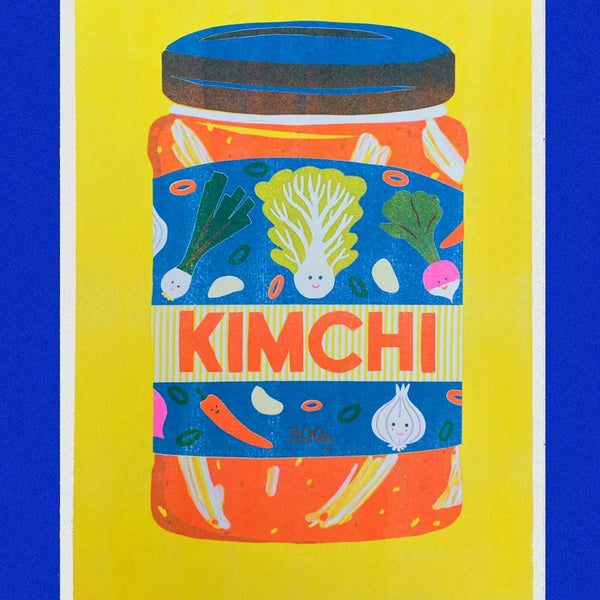 Kimchi A4 Riso Print