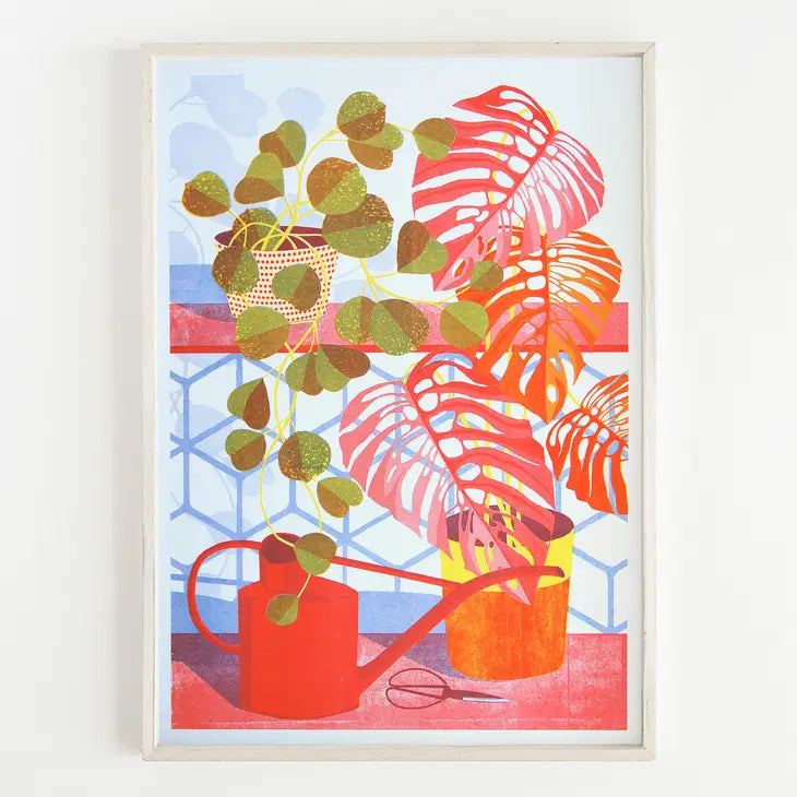 Cheese Plant - A3 Risograph Print