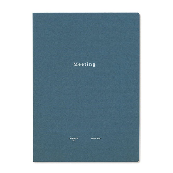Laconic Style Notebook - A5 - Meeting Record Book