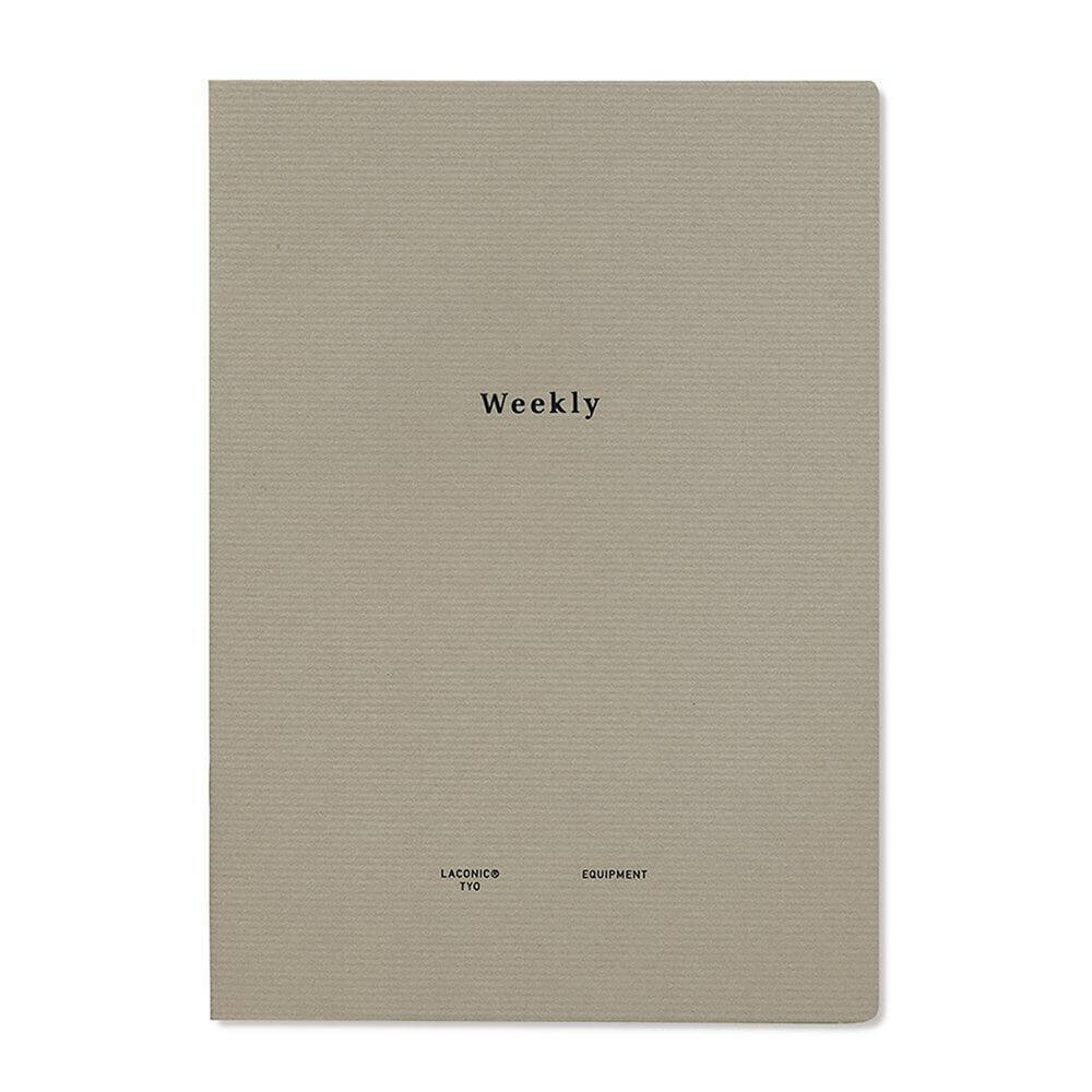 Laconic Style Notebook - A5 - Weekly Undated Planner