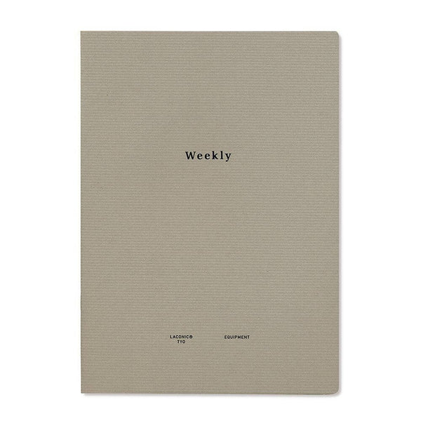 Laconic Style Notebook - A5 - Weekly Undated Planner