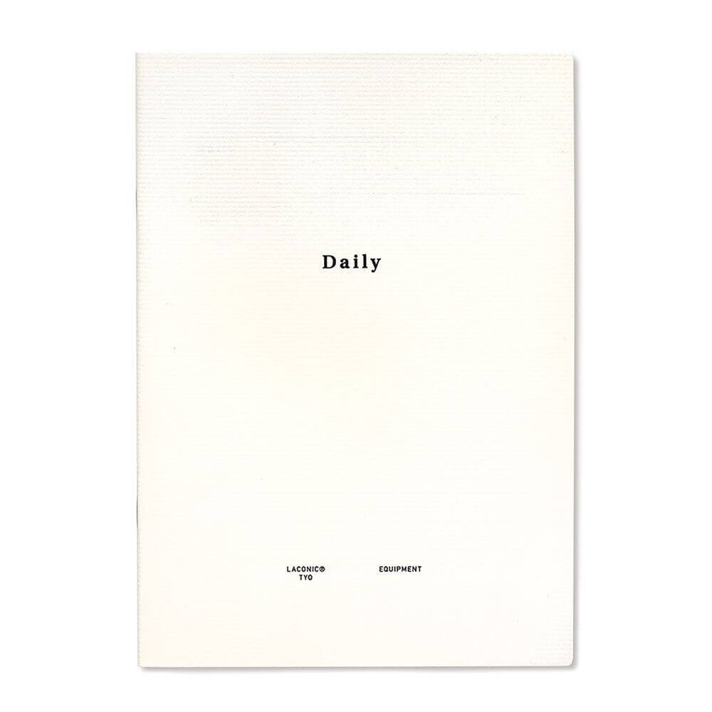Laconic Style Notebook - A5 - Daily Undated Planner
