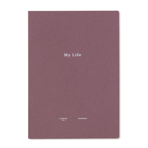 Laconic Style Notebook - A5 - My Life