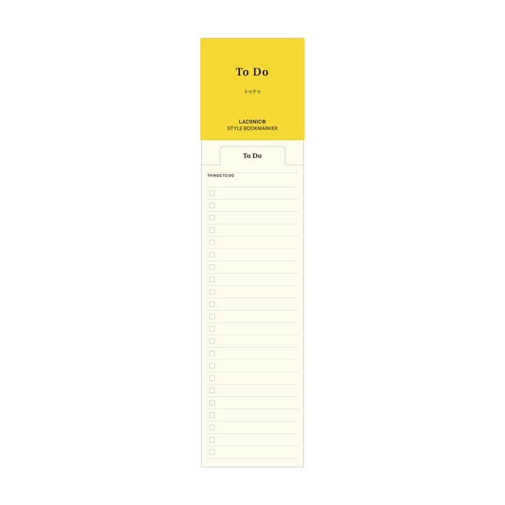 Laconic To Do Set of Bookmarks
